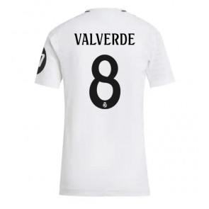 Real Madrid Federico Valverde #8 Domaci Dres za Ženska 2024-25 Kratak Rukavima